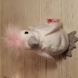Ty Beanie Baby Kuku the Cockatoo Vintage 1998 Bird NWT